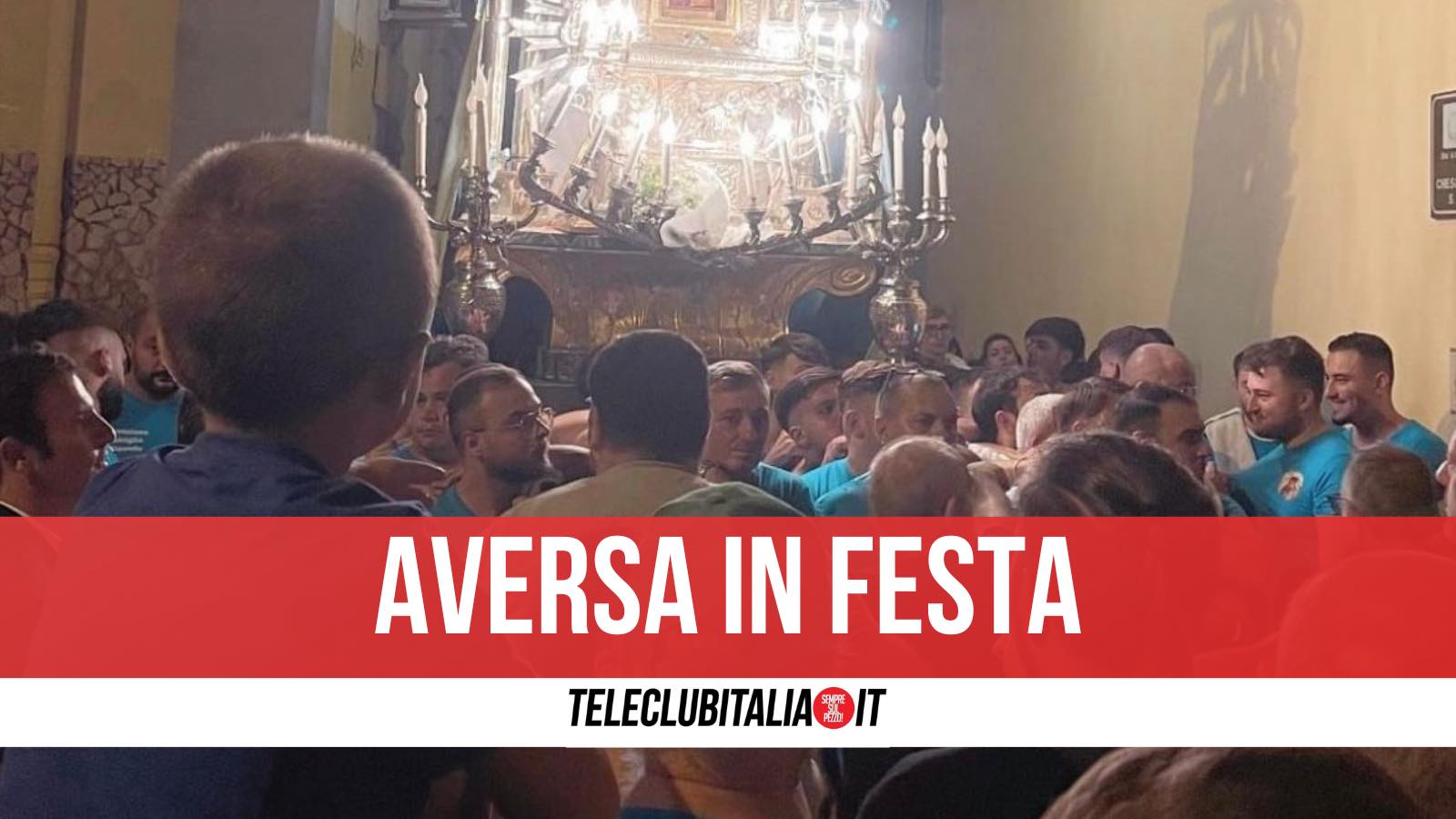 Aversa, al via i festeggiamenti per Maria SS di Casaluce: ieri la statua in processione