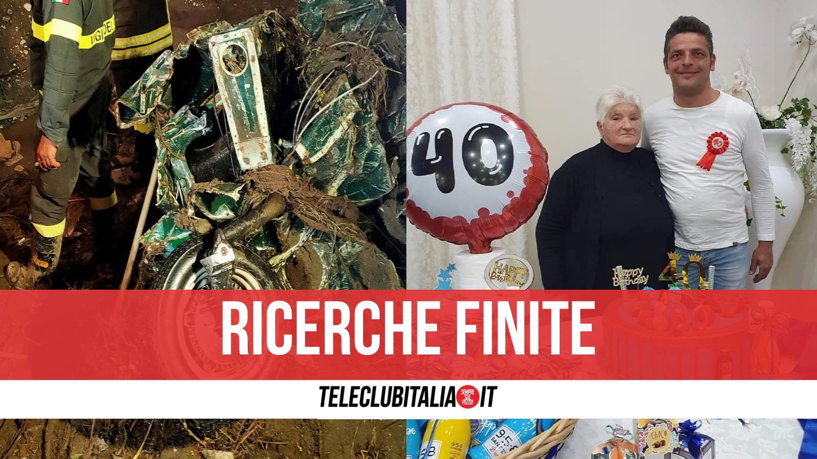 Frana a san Felice a Cancello, ritrovato il corpo di Giuseppe Guadagnino