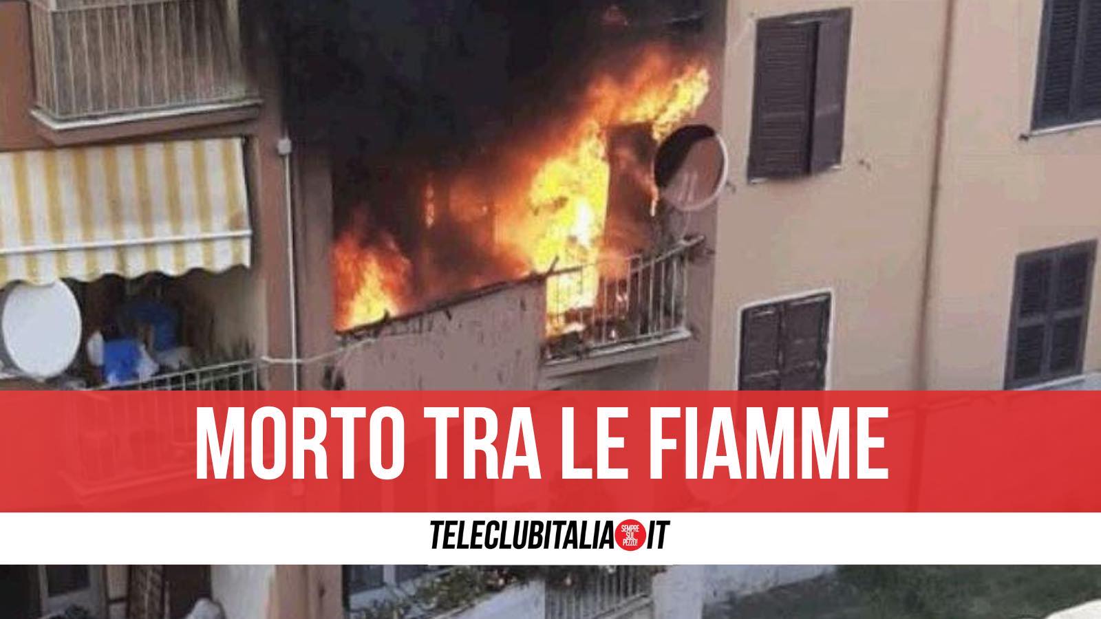 Incendio Pianura Napoli Morto