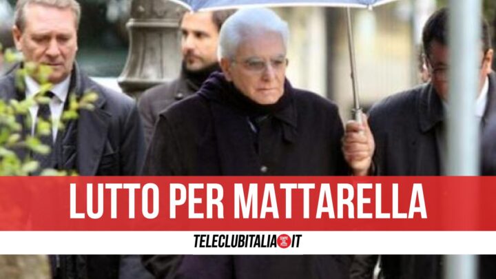 Mattarella Lutto