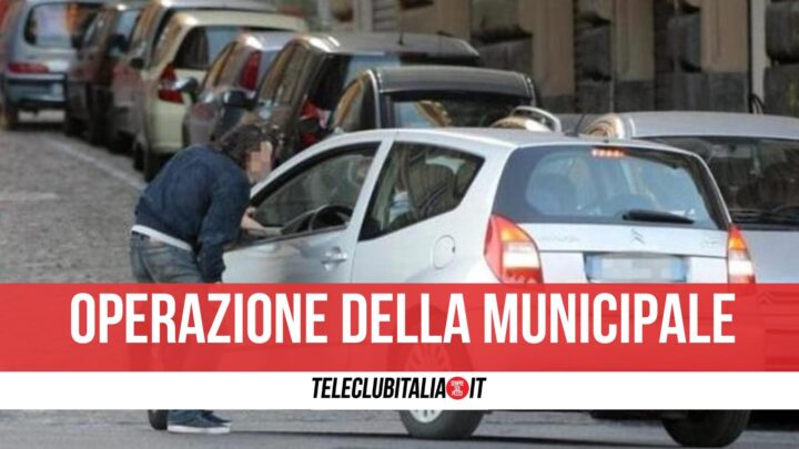 Parcheggiatori Abusivi Sanzionati Polizia Municipale Napoli