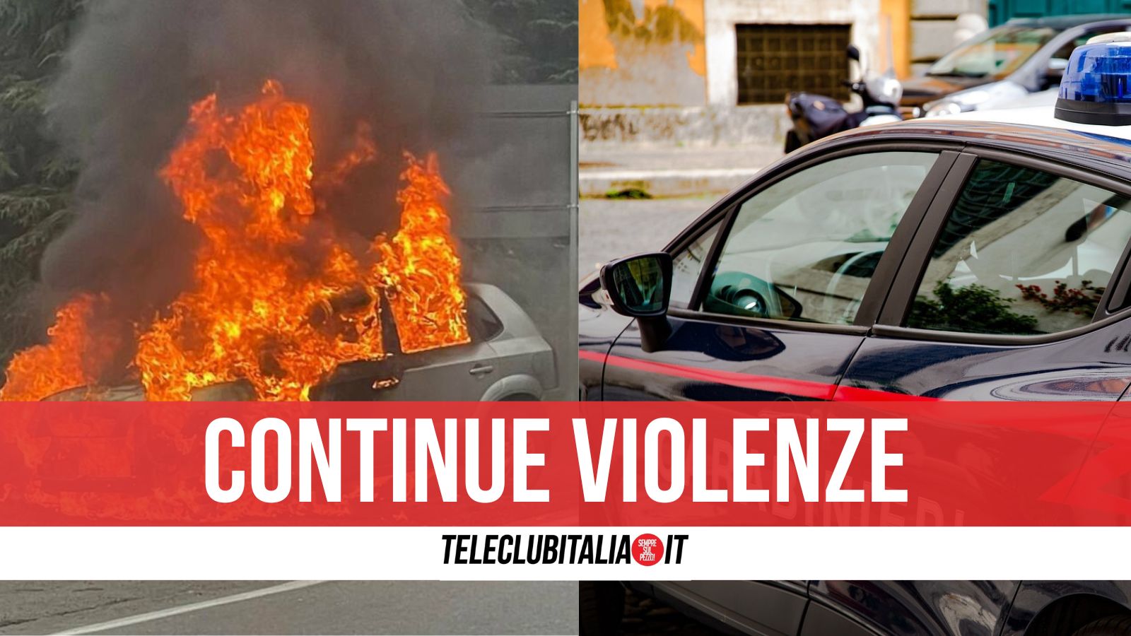 Qualiano: 30enne minaccia e spara al padre dopo aver incendiato la sua auto, arrestato