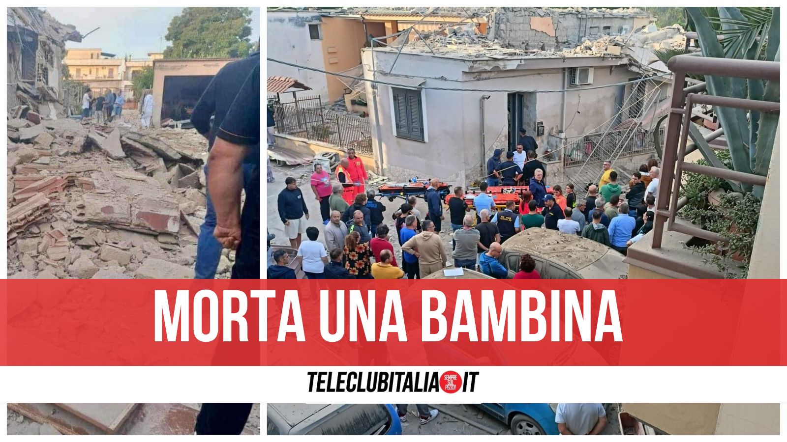 Crollo a Saviano, bambina estratta senza vita. Salvate due persone