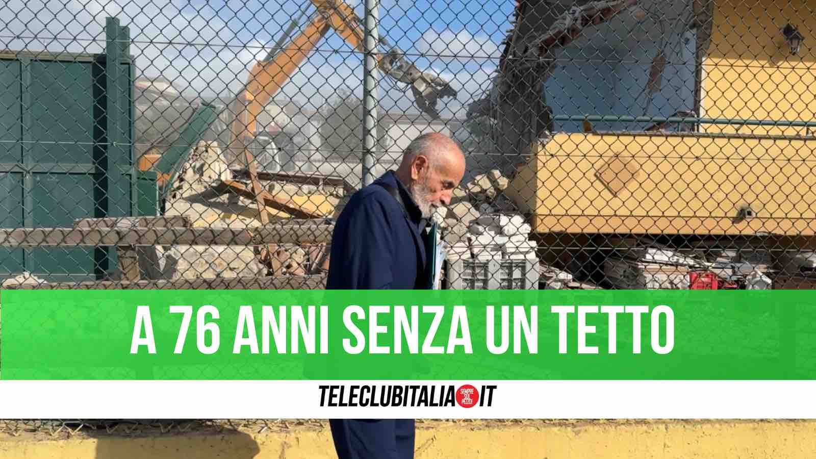 Giugliano, dopo 26 anni di ricorsi gli abbattono casa: “Si salvi almeno una parte del fabbricato”