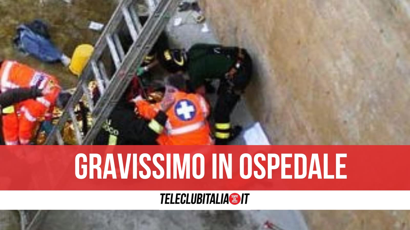 Villa Literno, precipita da un’altezza di 4 metri: grave operaio di Casaluce