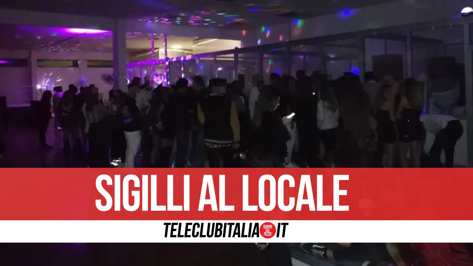 Discoteca abusiva scoperta a Pozzuoli: sgomberati 400 clienti