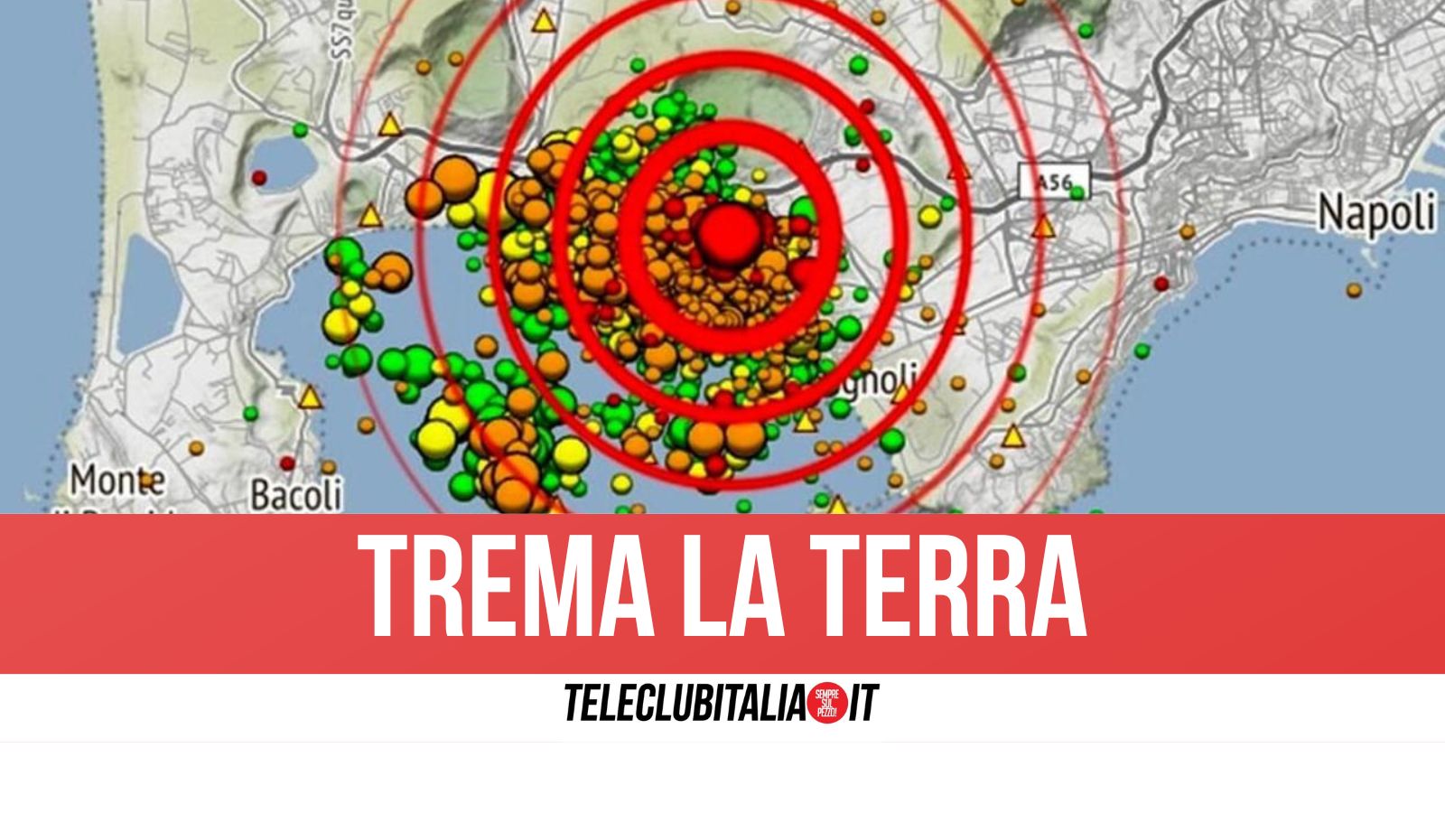 Terremoto ai Campi Flegrei: scossa all’alba di magnitudo 2.4