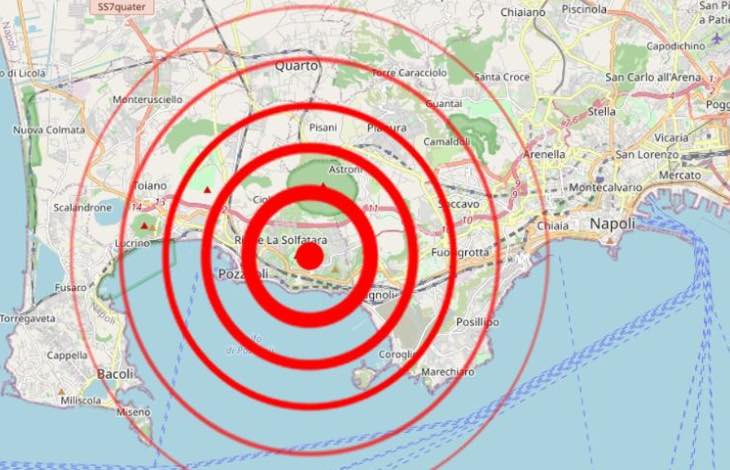 Campi Flegrei, nuova scossa di terremoto all'alba