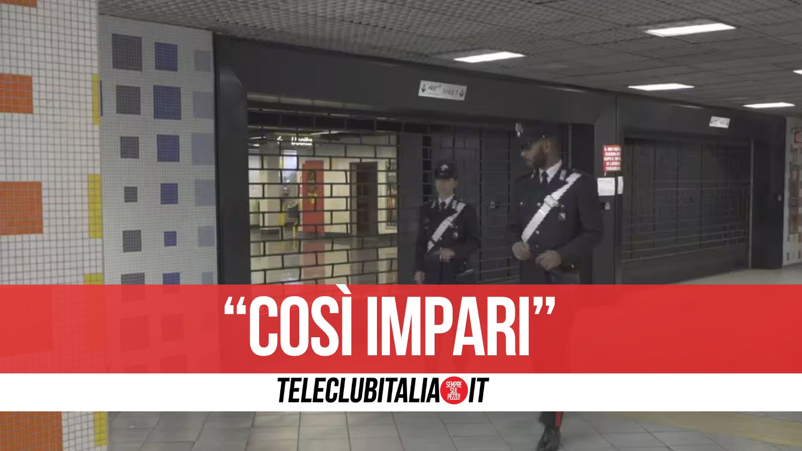 Napoli, ragazza di 15 anni accoltella 19enne dopo lite in metropolitana