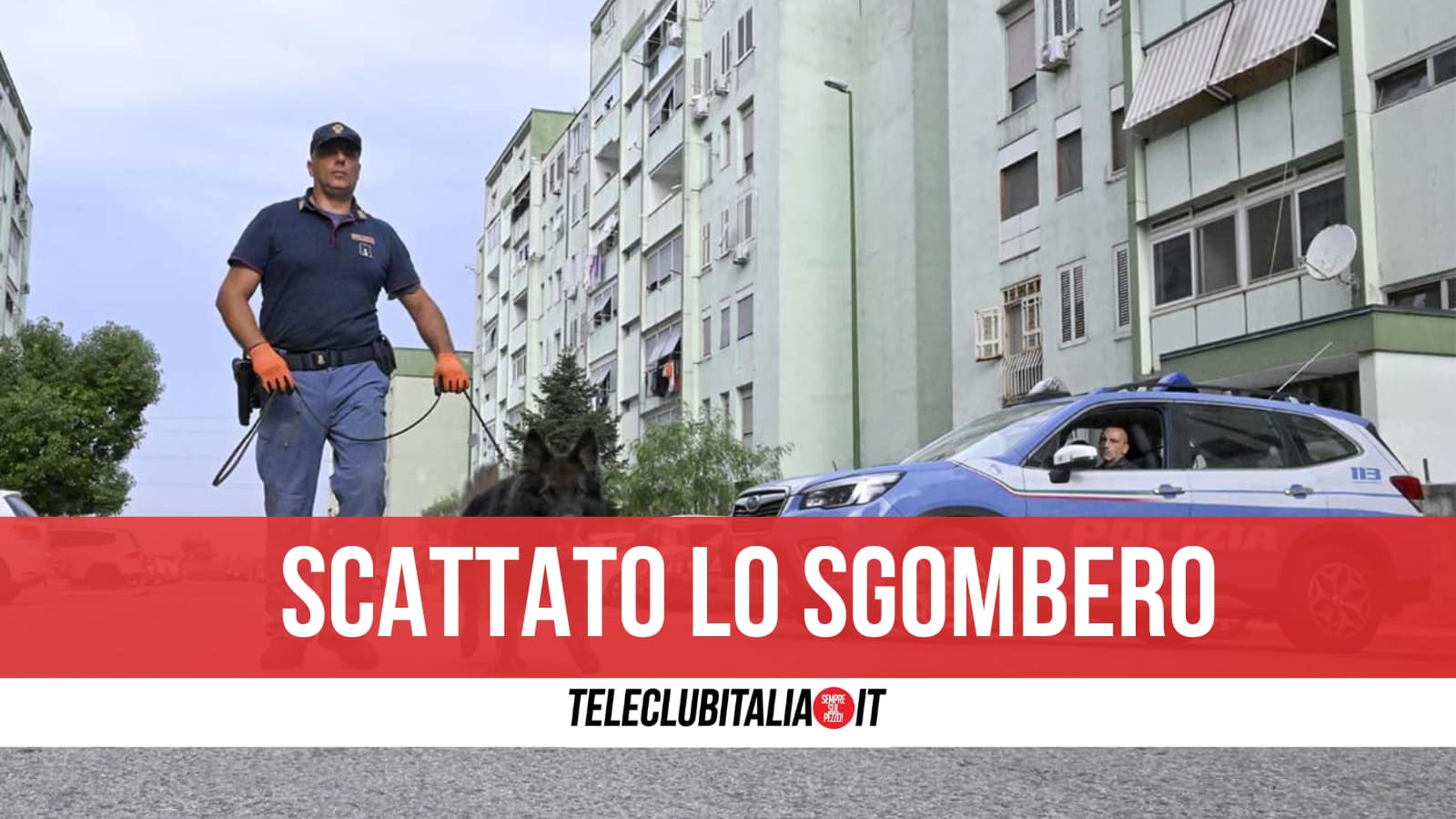 Caivano, in corso maxi blitz al Parco Verde: via allo sgombero di 36 famiglie “abusive”