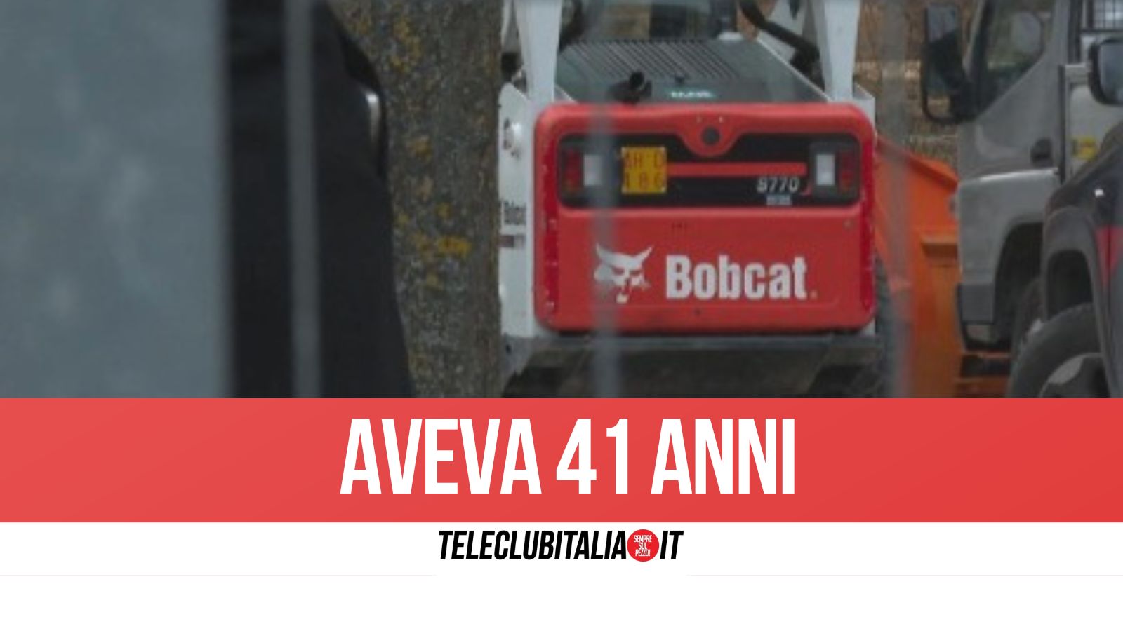 Incidente sul lavoro a Eboli: operaio muore schiacciato da un bobcat