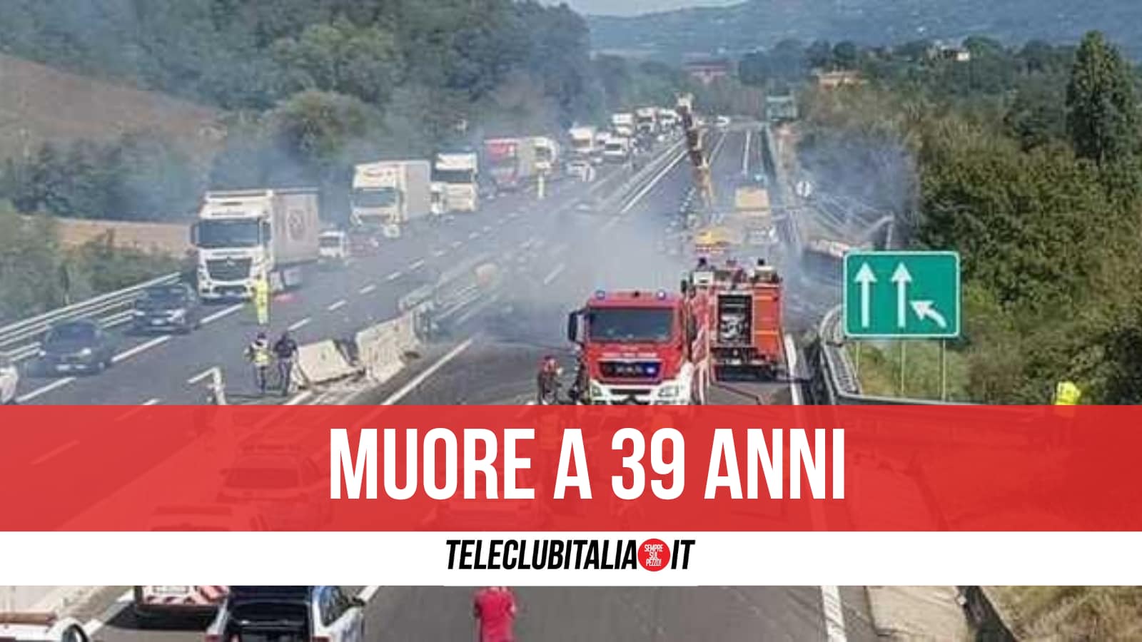 Operaio napoletano travolto e ucciso da un tir sull’Autostrada Roma Napoli