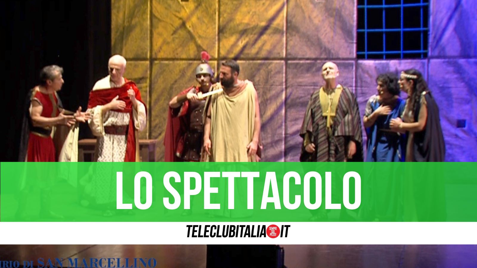 “Il Martirio di San Marcellino”, successo al teatro Lendi per la storia del Santo Patrono