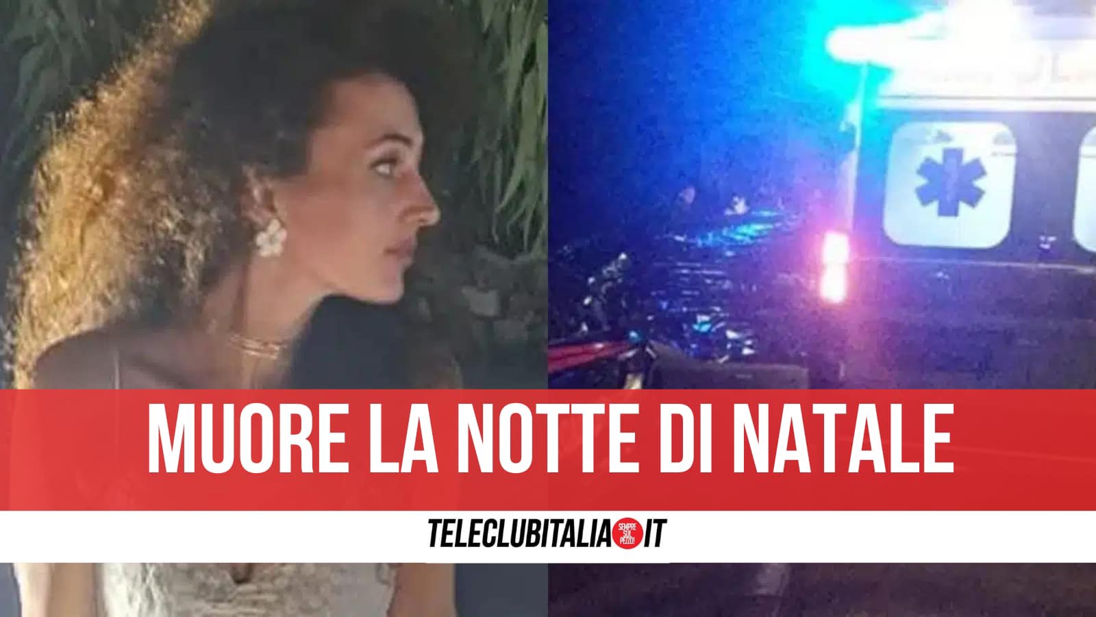 Sessa Aurunca, incidente mentre rientra a casa per il cenone: Anna Maria muore a 36 anni