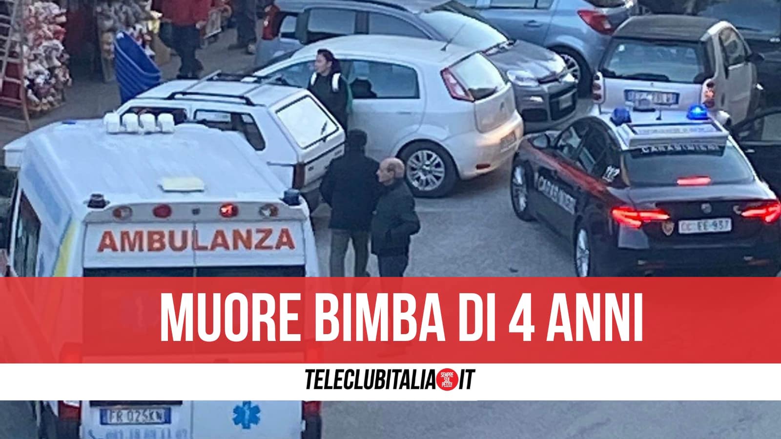 Tragedia a Tufino: bambina di 4 anni cade da una scala e muore sul colpo