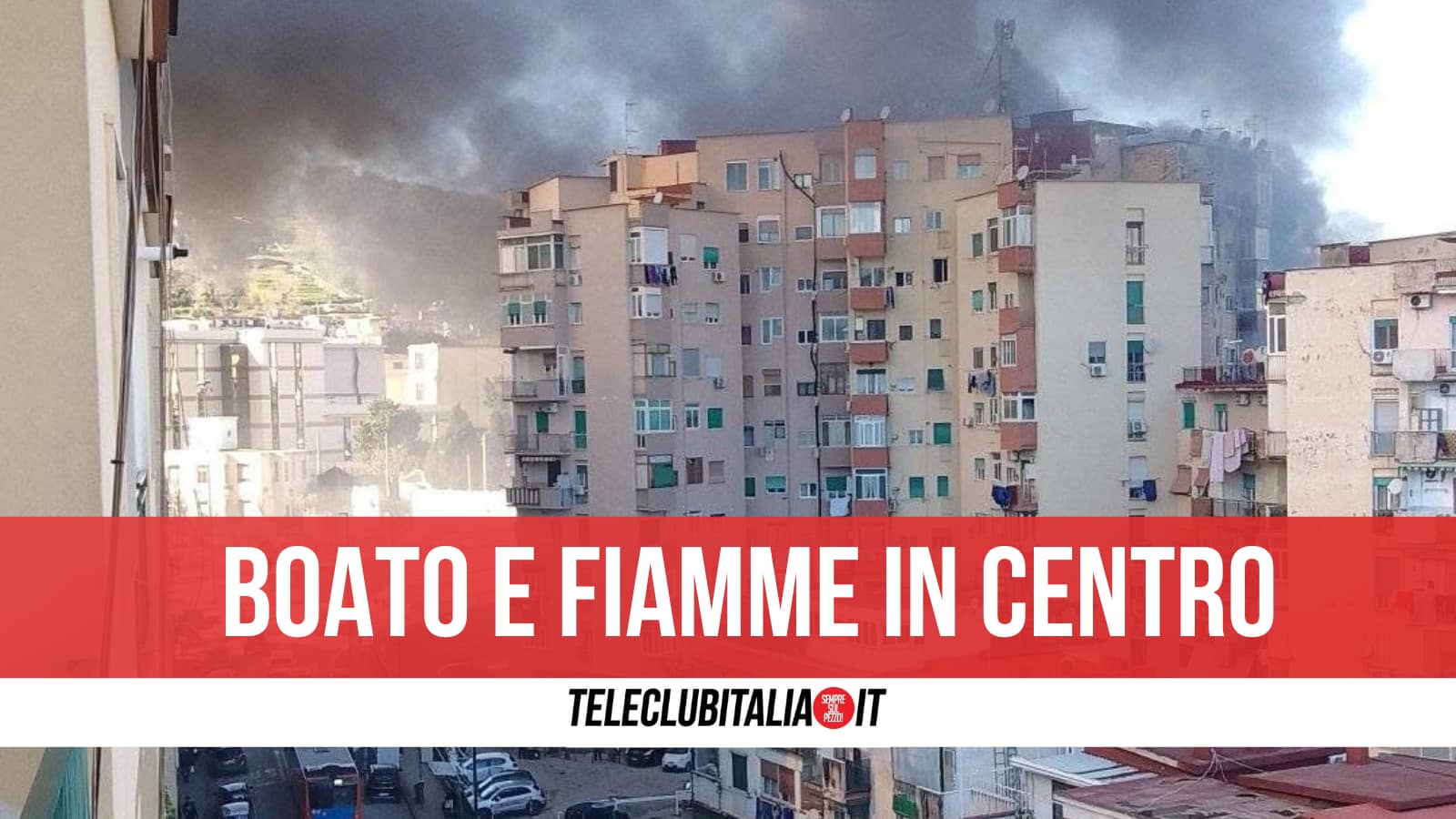 Esplosione e incendio a Fuorigrotta: salta una cabina elettrica in via Cinthia