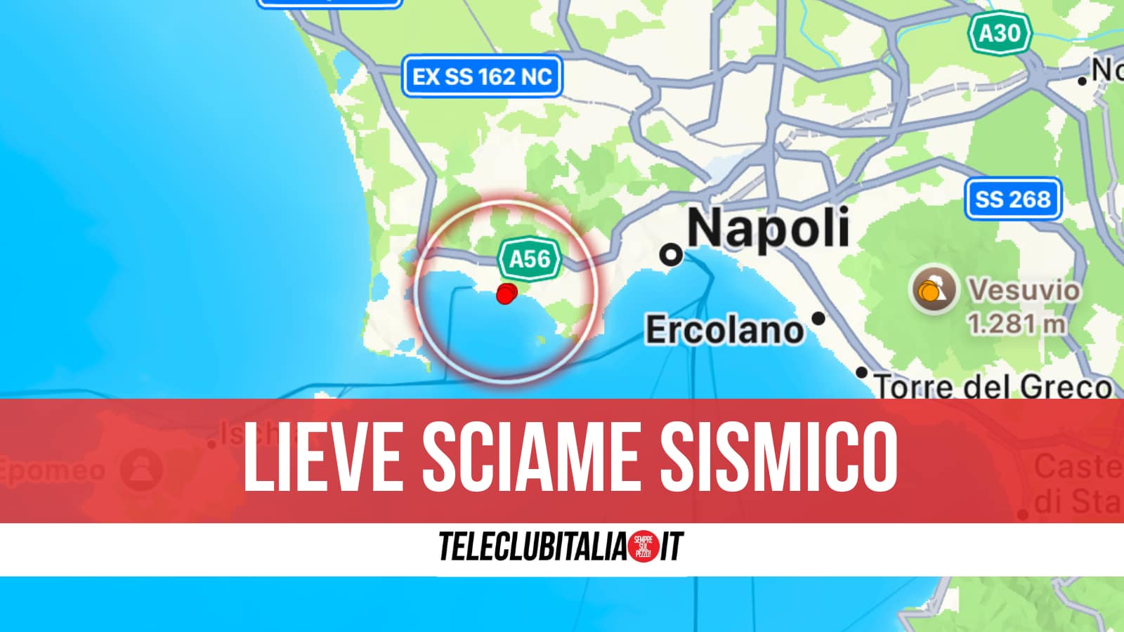 Campi Flegrei, sciame sismico nella notte: tre scosse di lieve intensità in un’ora