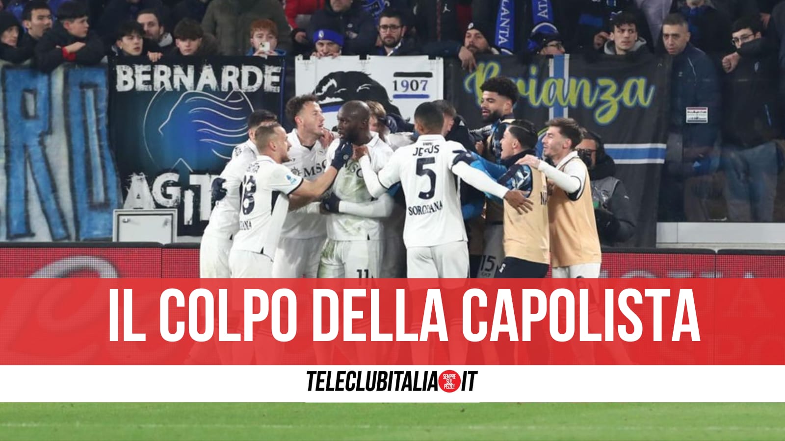 Il Napoli non si ferma più, Atalanta battuta 2 3 e ora è giusto sognare