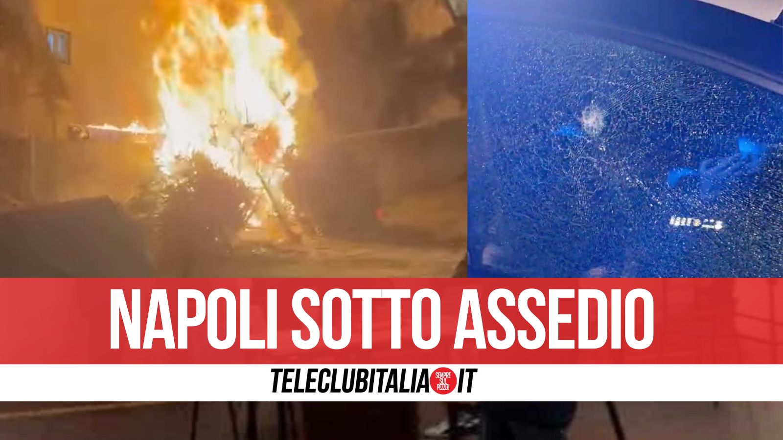 Napoli in fiamme per i “Cippi di Sant’Antonio”: tensioni e sassaiole contro le forze dell’ordine