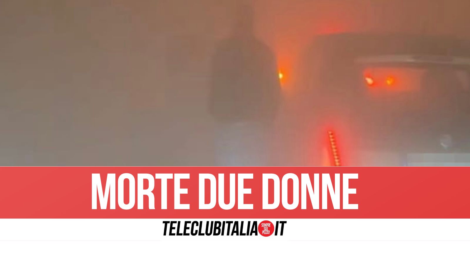 Notte di Capodanno, forte nebbia provoca due incidenti mortali nel napoletano