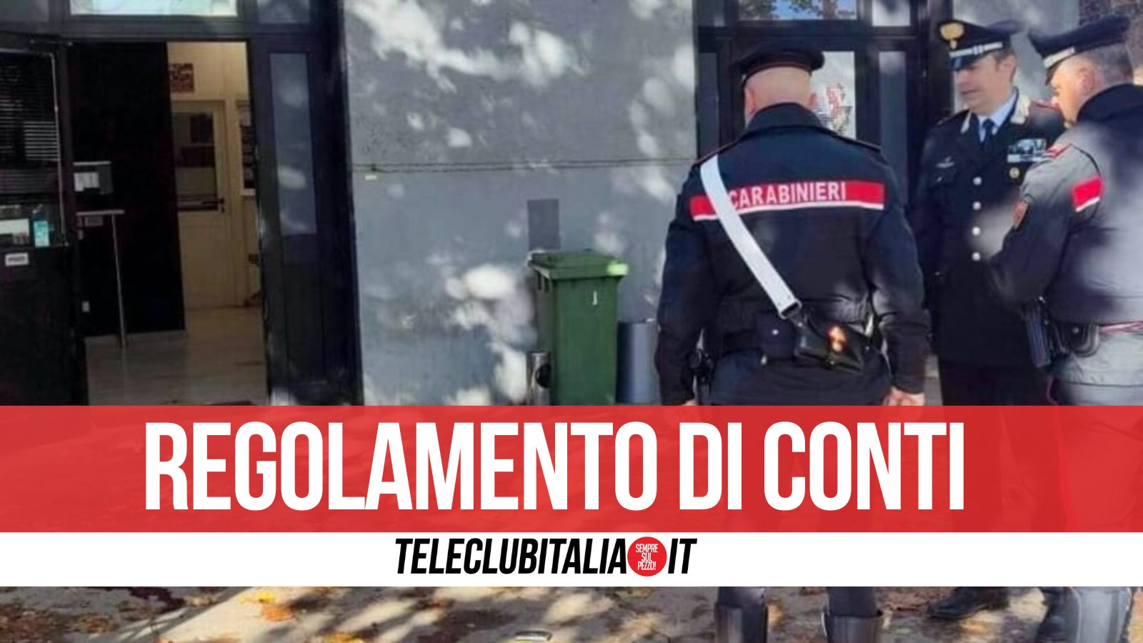 Epifania di sangue a Lusciano, spari davanti alla sala slot: un ferito