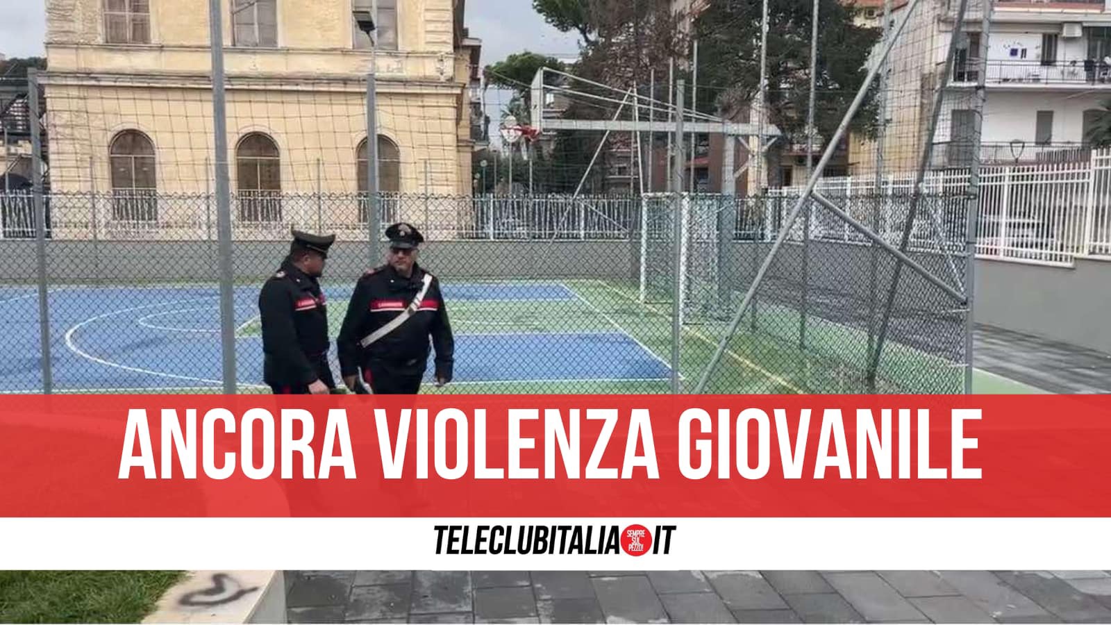 Giugliano, ancora violenza tra giovanissimi: minorenne minaccia gruppo di coetanei con un coltello