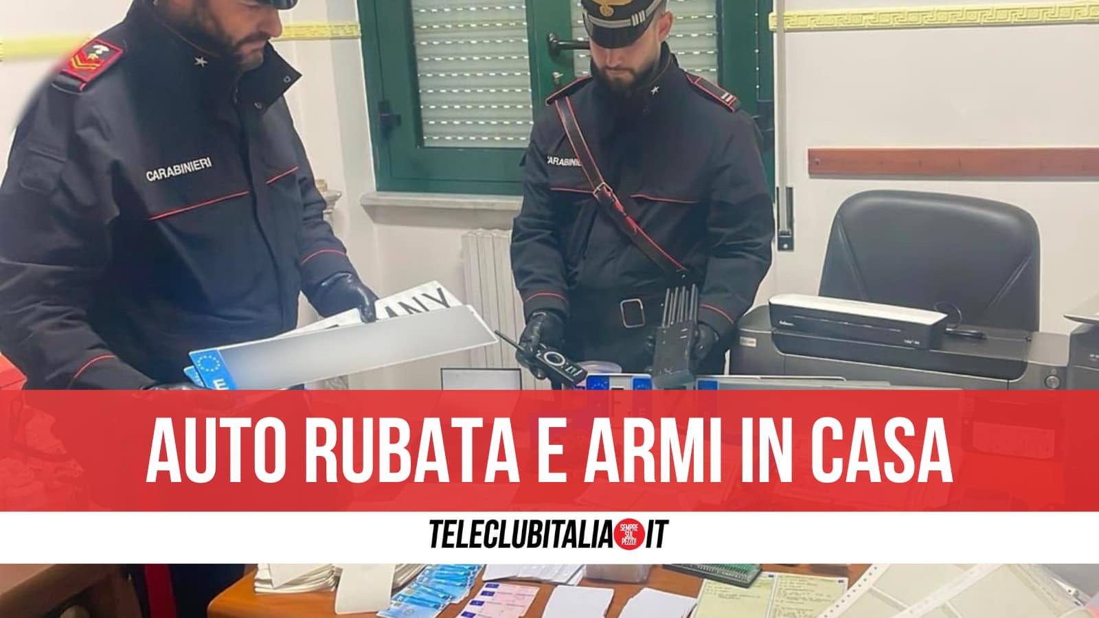 Cercola, sorpreso a modificare telaio di Suv rubato: arrrestato 48enne