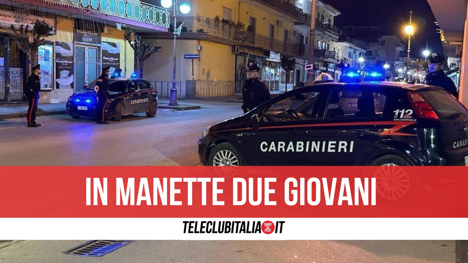 Qualiano, far west fuori da un bar: spari dopo una lite. Due arresti