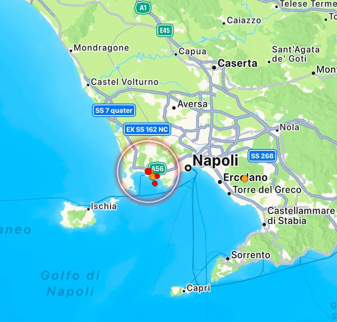 Scossa Di Terremoto Pozzuoli 21 Gennaio 2025