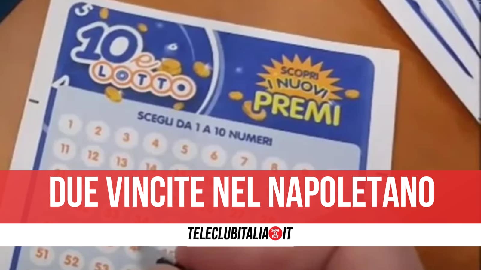 Melito, vincita al 10eLotto da 100mila euro: sorride anche Arzano