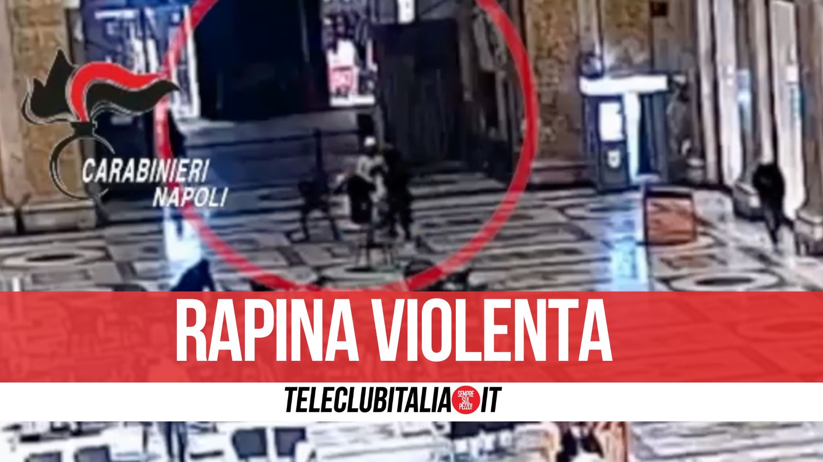 Napoli, scippò 85enne in Galleria Umberto rischiando di ucciderla: rapinatore arrestato