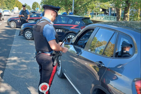 Benevento Controllo Auto Sequestrata