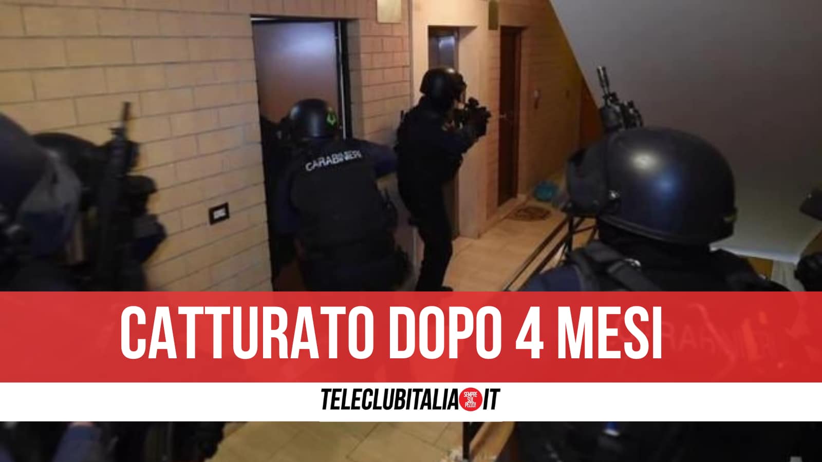 Napoli, blitz in un appartamento: scovato pericoloso latitante del clan De Micco De Martino