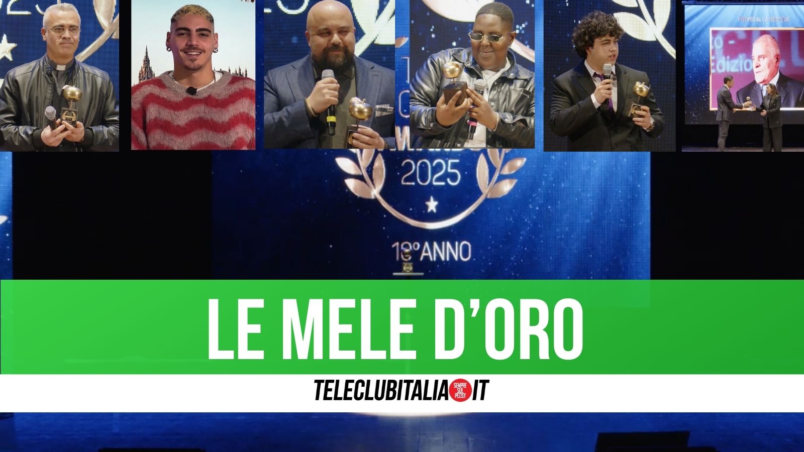 Teleclubitalia Awards, le Mele d’oro nelle diverse categorie