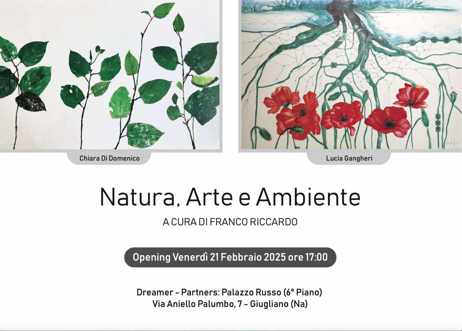 Mostra Arte Natura Arte Ambiente Di Domenico Gangheri Teleclubitalia Venerdì 21 Febbraio