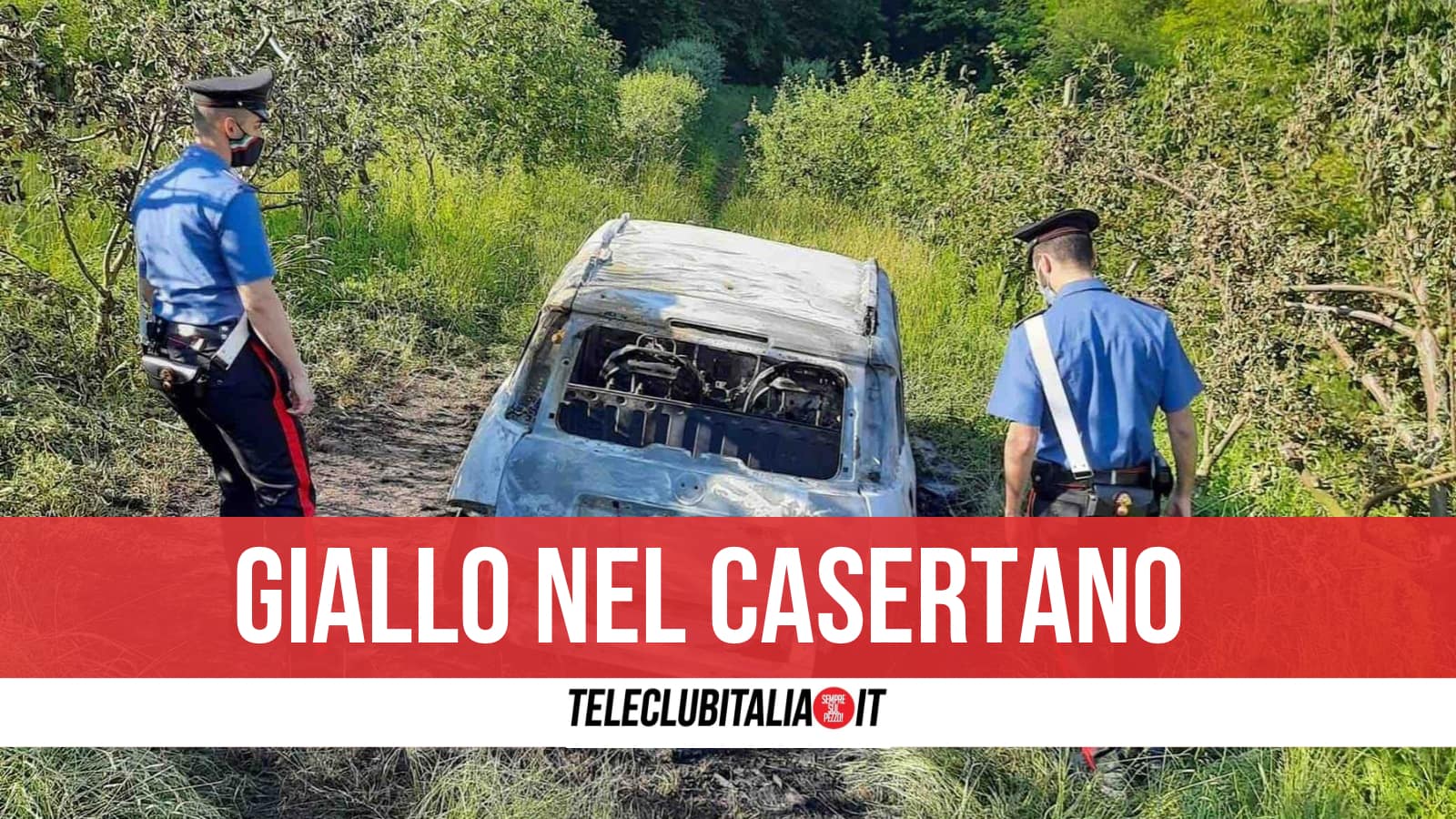 Vairano Patenora, ritrovato cadavere carbonizzato in un veicolo. Si indaga