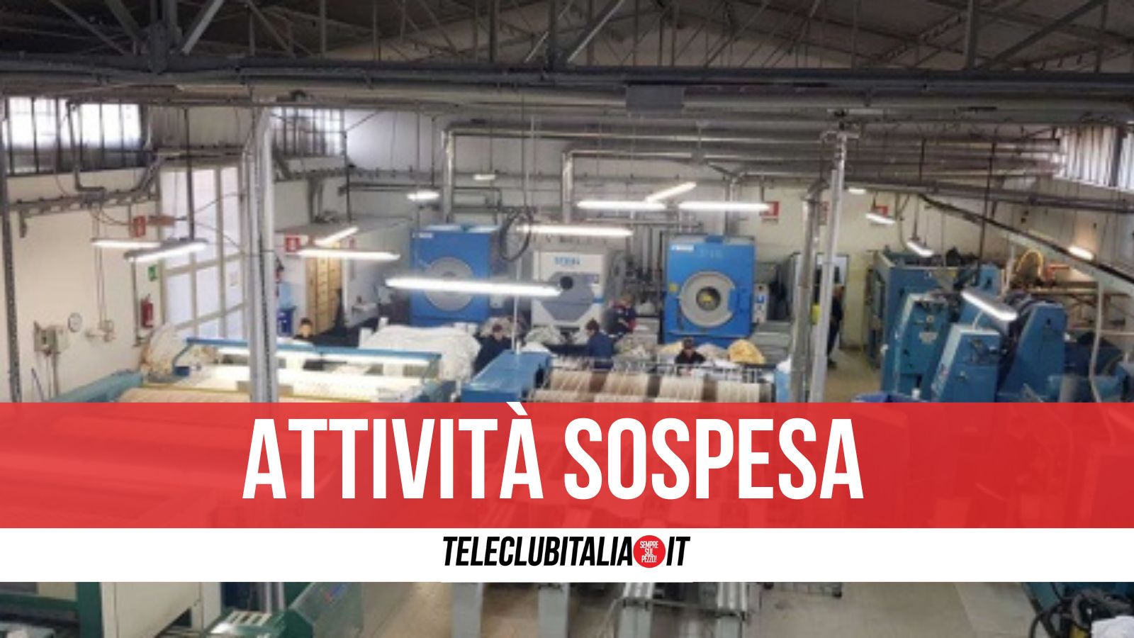 Sequestrata lavanderia industriale a Secondigliano: gravi carenze igienico sanitarie e lavoratori irregolari