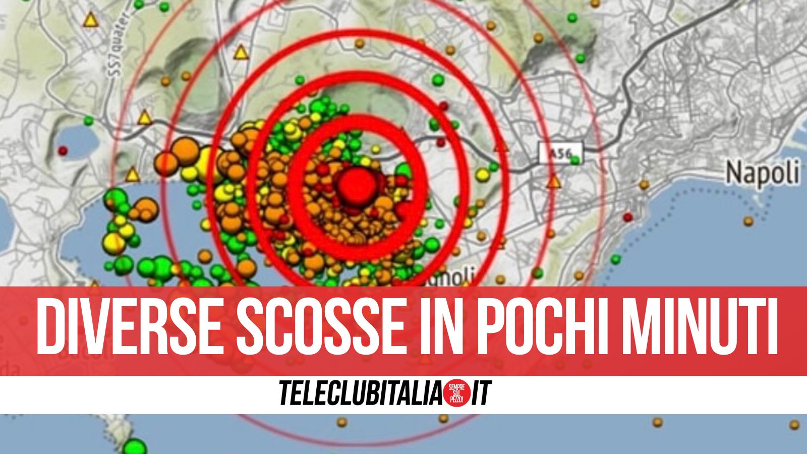 Terremoto Campi Flegrei, sciame sismico in corso da questa mattina