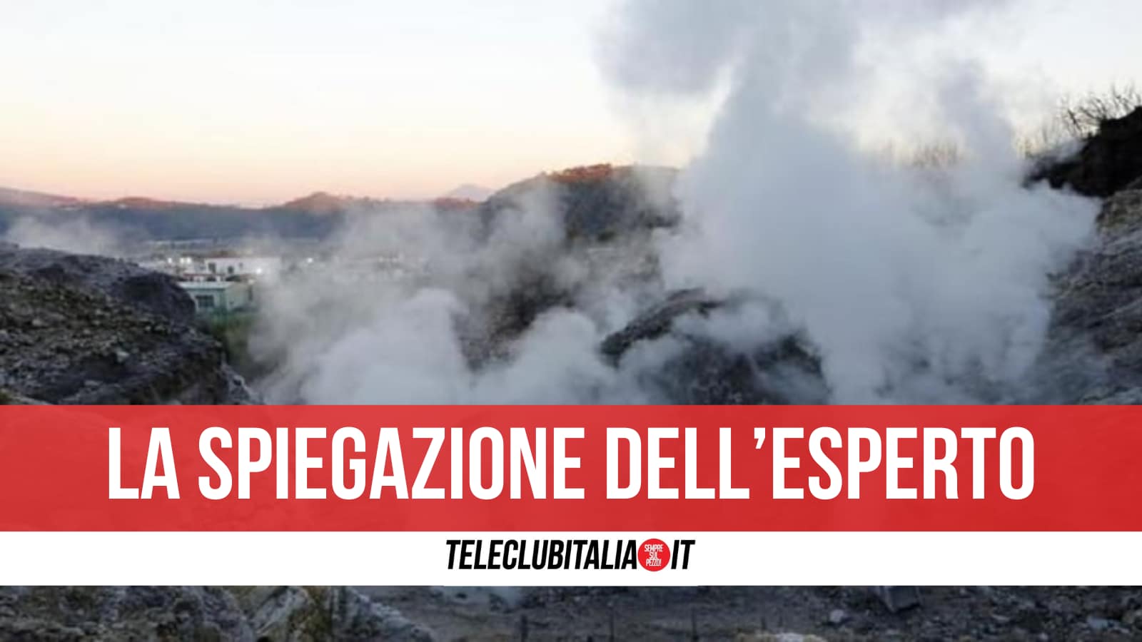 Puzza di zolfo anche a Giugliano, Villaricca e a Quarto: colpa di fumarole e condizioni meteo